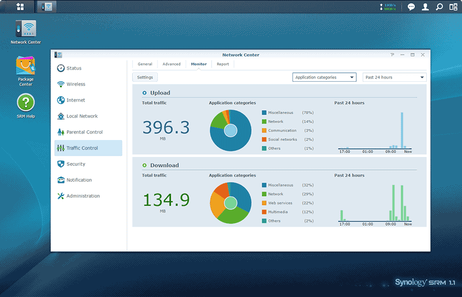 Le routeur Synology permet de controler le trafic internet pour limiter les risques de cyberattaque